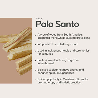 Palo Santo Hand-Rolled Incense Sticks | 7 Sticks