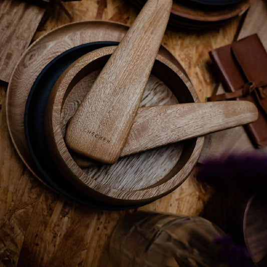 Rosa Morada Wooden Salad Spoons