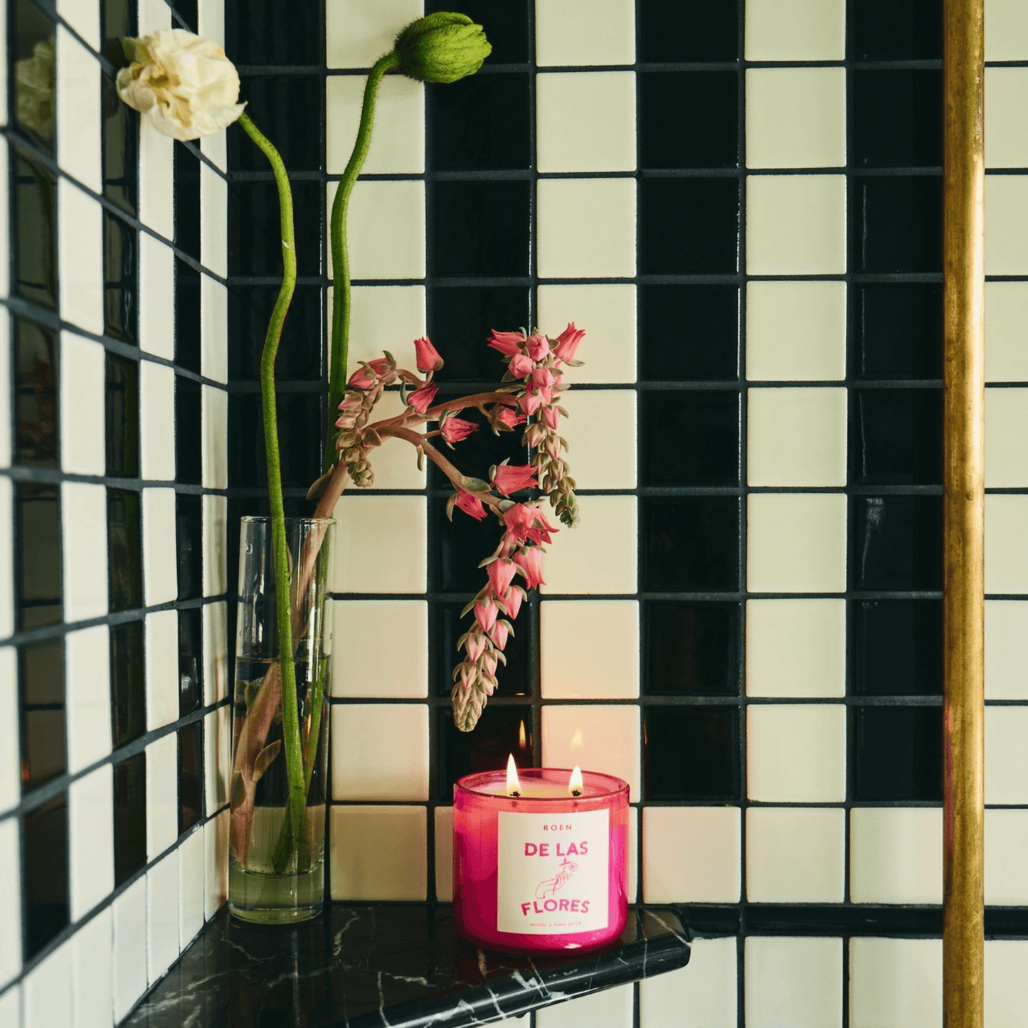 De Las Flores Candle