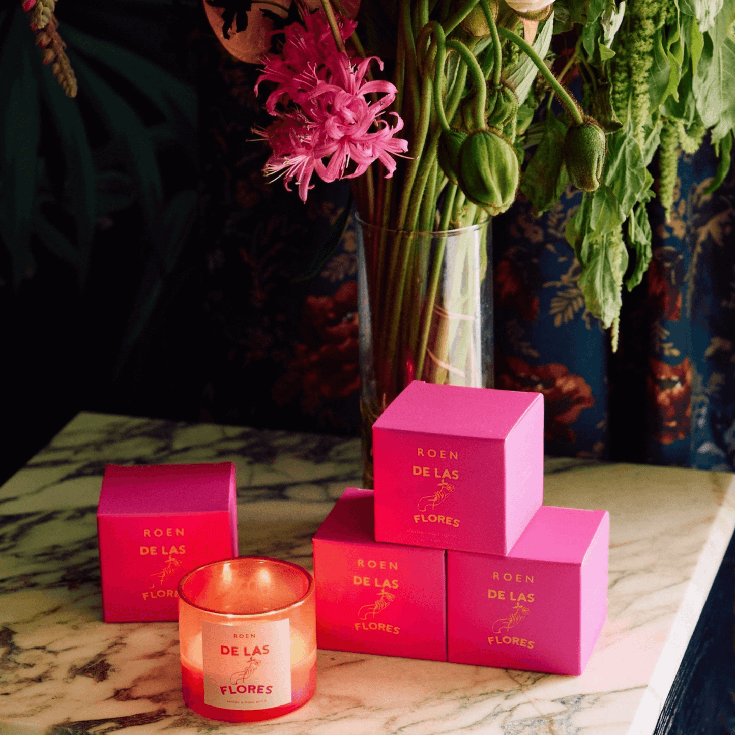 De Las Flores Candle