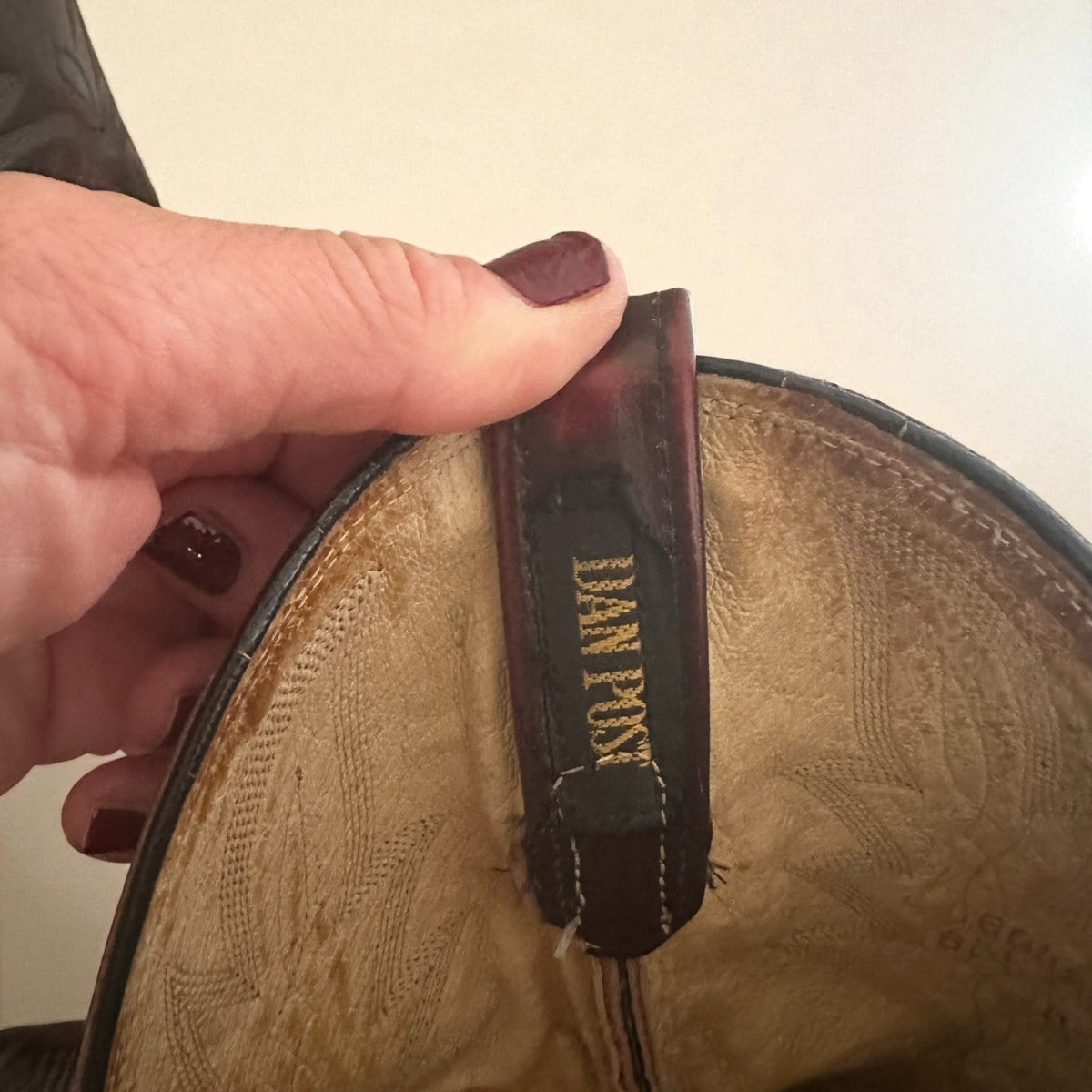 Vintage Leather Cowboy Boots (Size 10.5D) image 3
