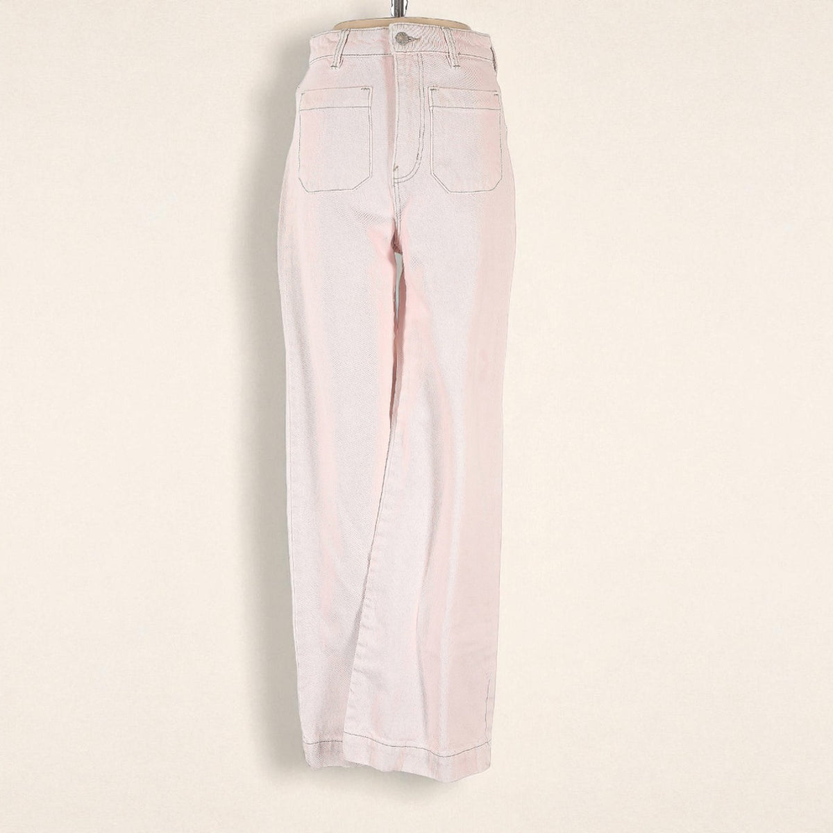 ROLLA'S Pale Pink Stretch Denim Sailor Jean (Size 6 AU/US 2) image 0