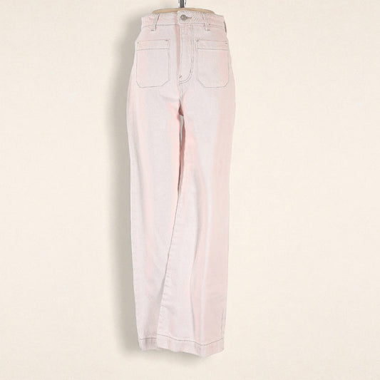ROLLA'S Pale Pink Stretch Denim Sailor Jean (Size 6 AU/US 2) image 0