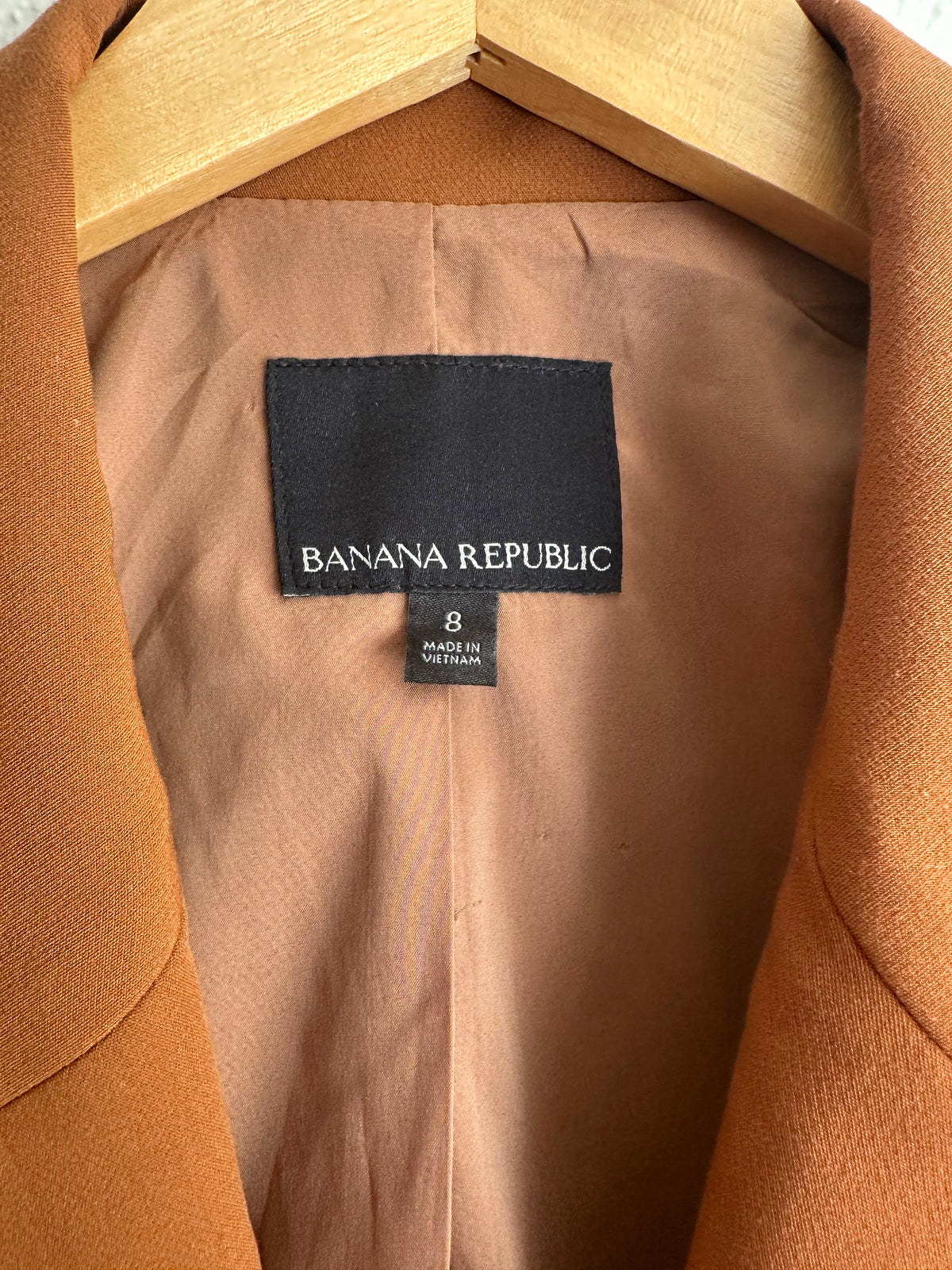 Tan Oversized Blazer (Size 8) image 3