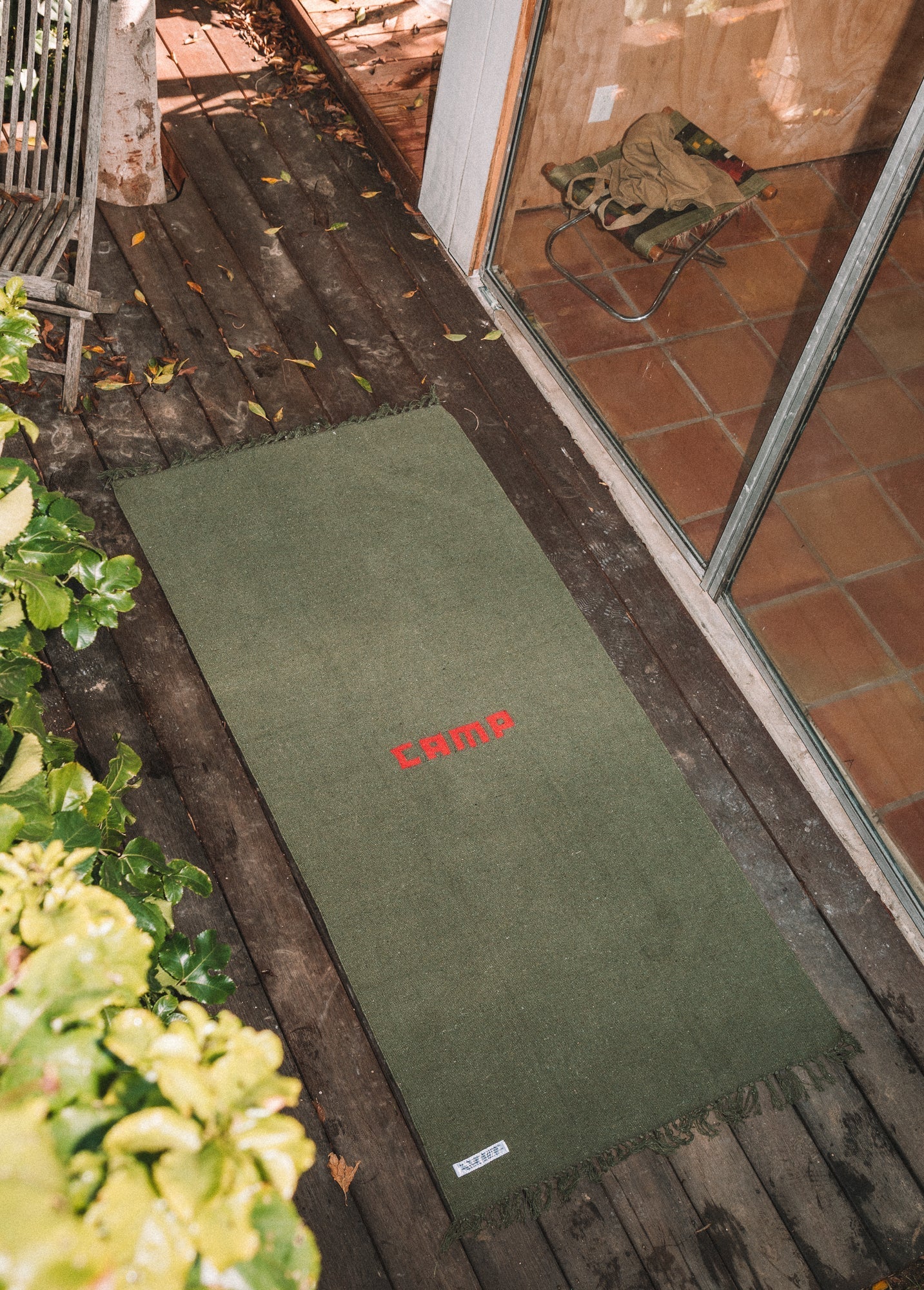 Handloomed Recycled Yarn Camp Rug