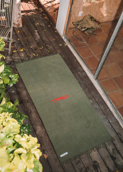 Handloomed Recycled Yarn Camp Rug
