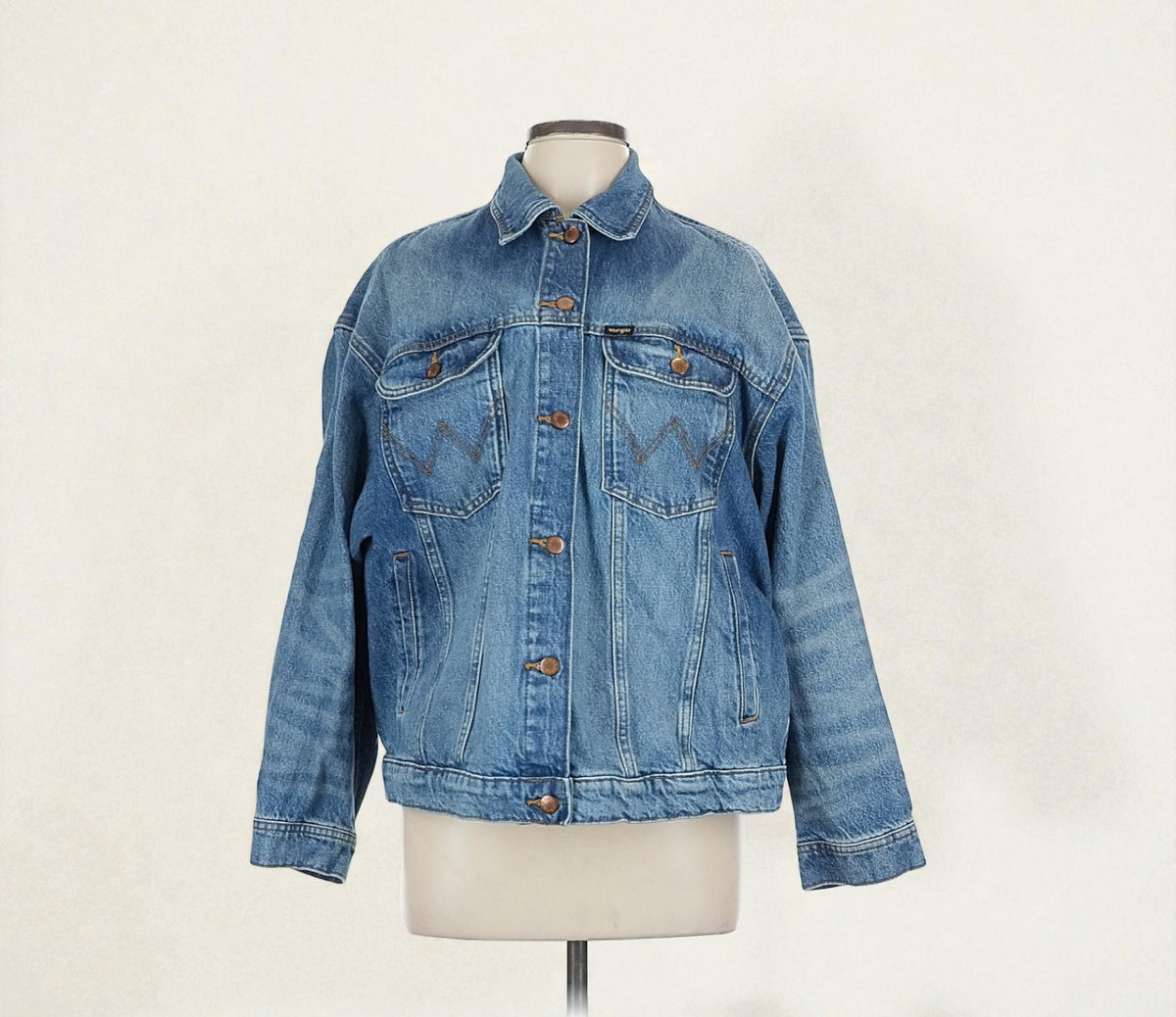 Vintage Wrangler Denim Jacket (Size Large) image 2