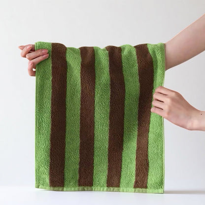 Retro Stripe Organic Cotton Bath Towel