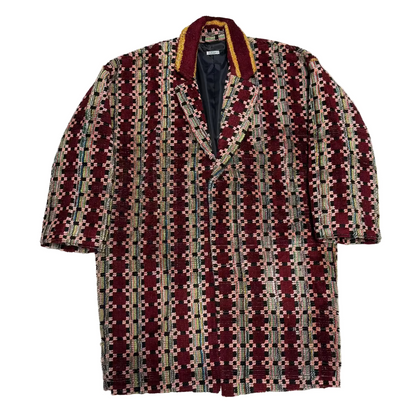 Truck Seat Fabric Collared Coat