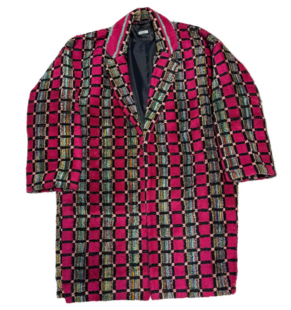 Truck Seat Fabric Collared Coat