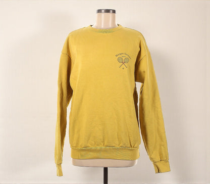 Oversized Yellow Tennis Sweatshirt (Size Medium) image 0
