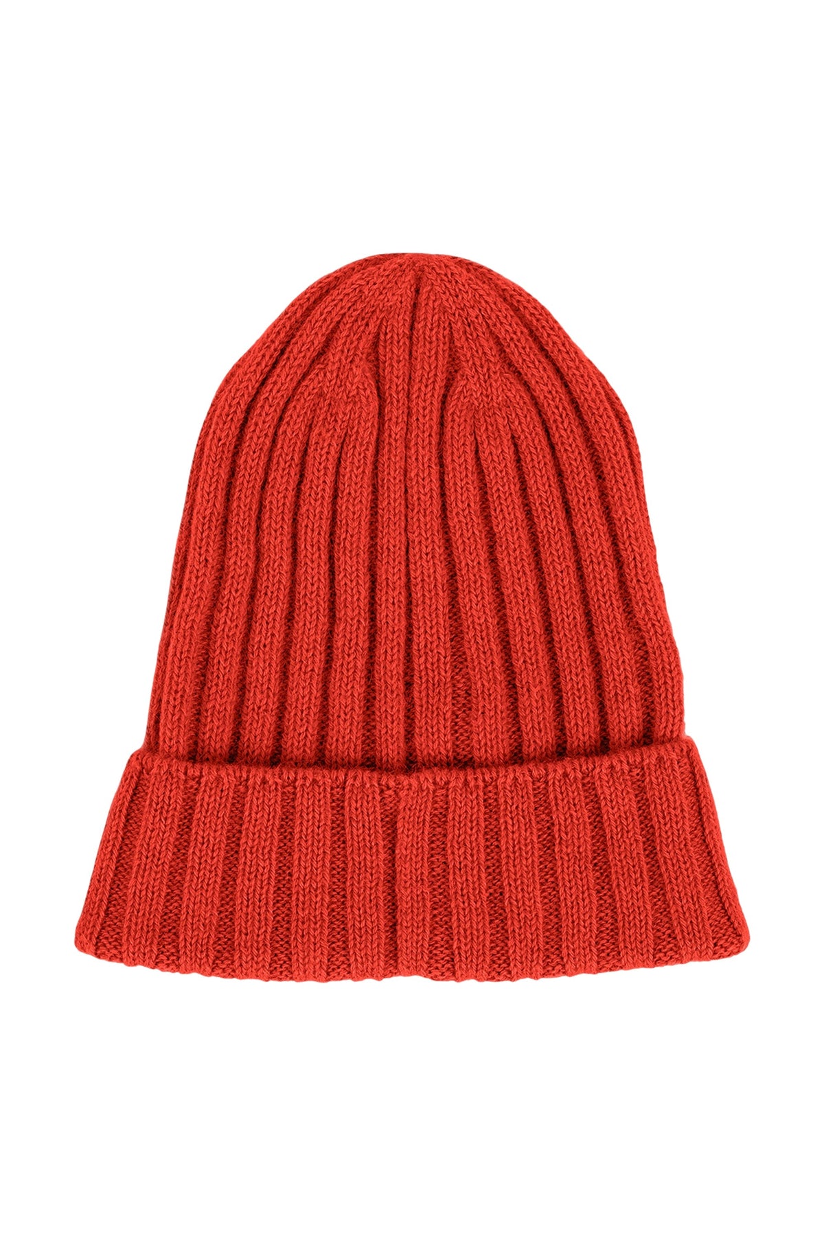Ribbed Baby Alpaca Beanie | Scarlett