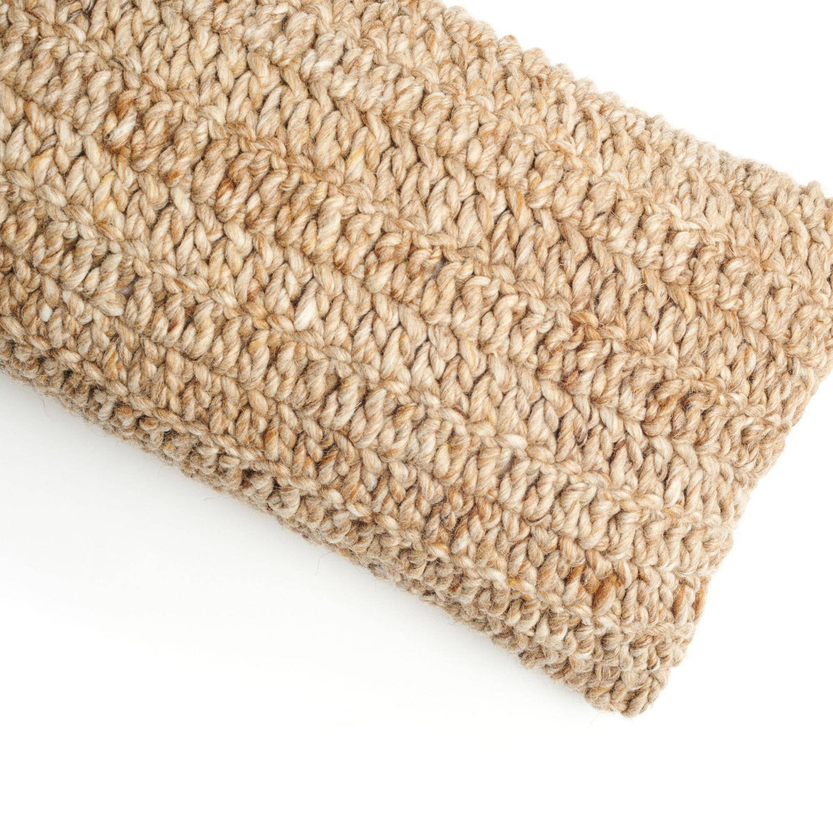 Cure Hand Crochet Large Lumbar Pillow