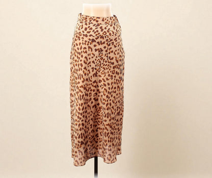 Animal Print Slip Skirt (Size 2) image 0