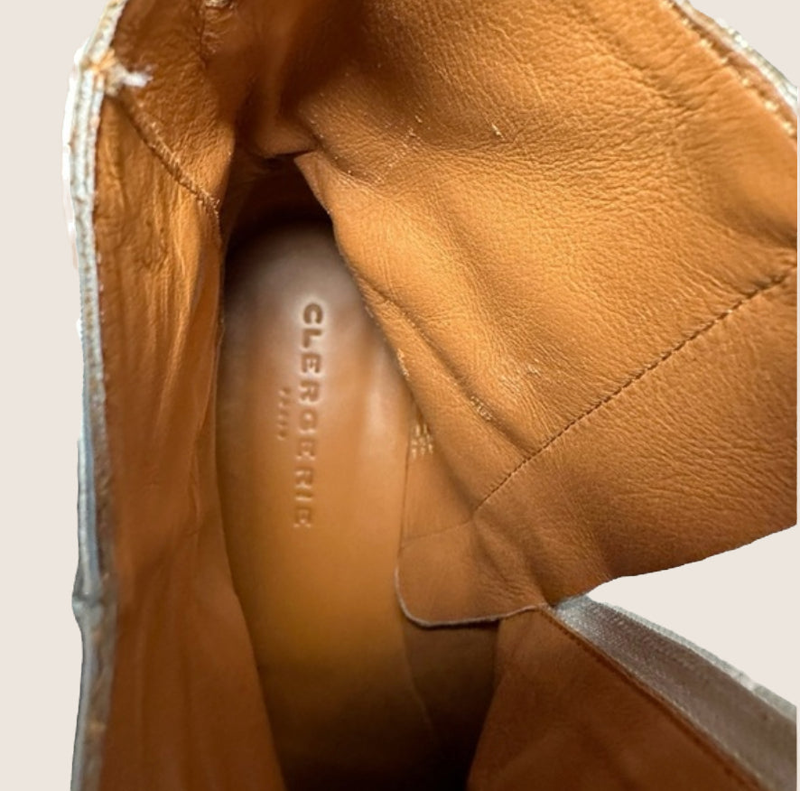 Clergerie Metallic Ankle Boots  (Size 39 EU/9) image 7