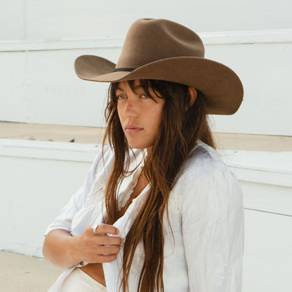 Karina Wool Cowboy Hat | Oak