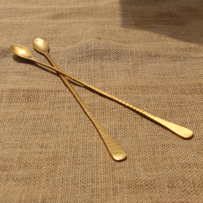 Pebbled Long Spoons | Set of 2
