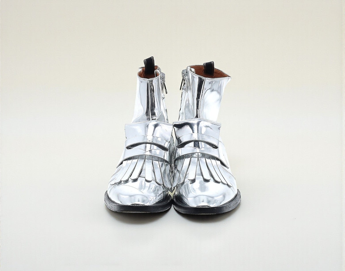 Clergerie Metallic Ankle Boots  (Size 39 EU/9) image 0
