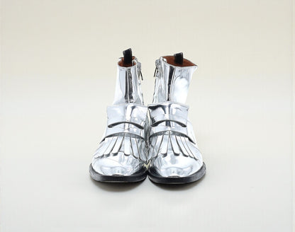 Clergerie Metallic Ankle Boots  (Size 39 EU/9) image 0