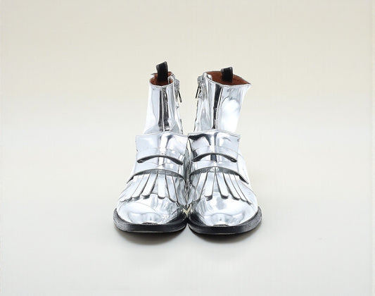 Clergerie Metallic Ankle Boots  (Size 39 EU/9) image 0
