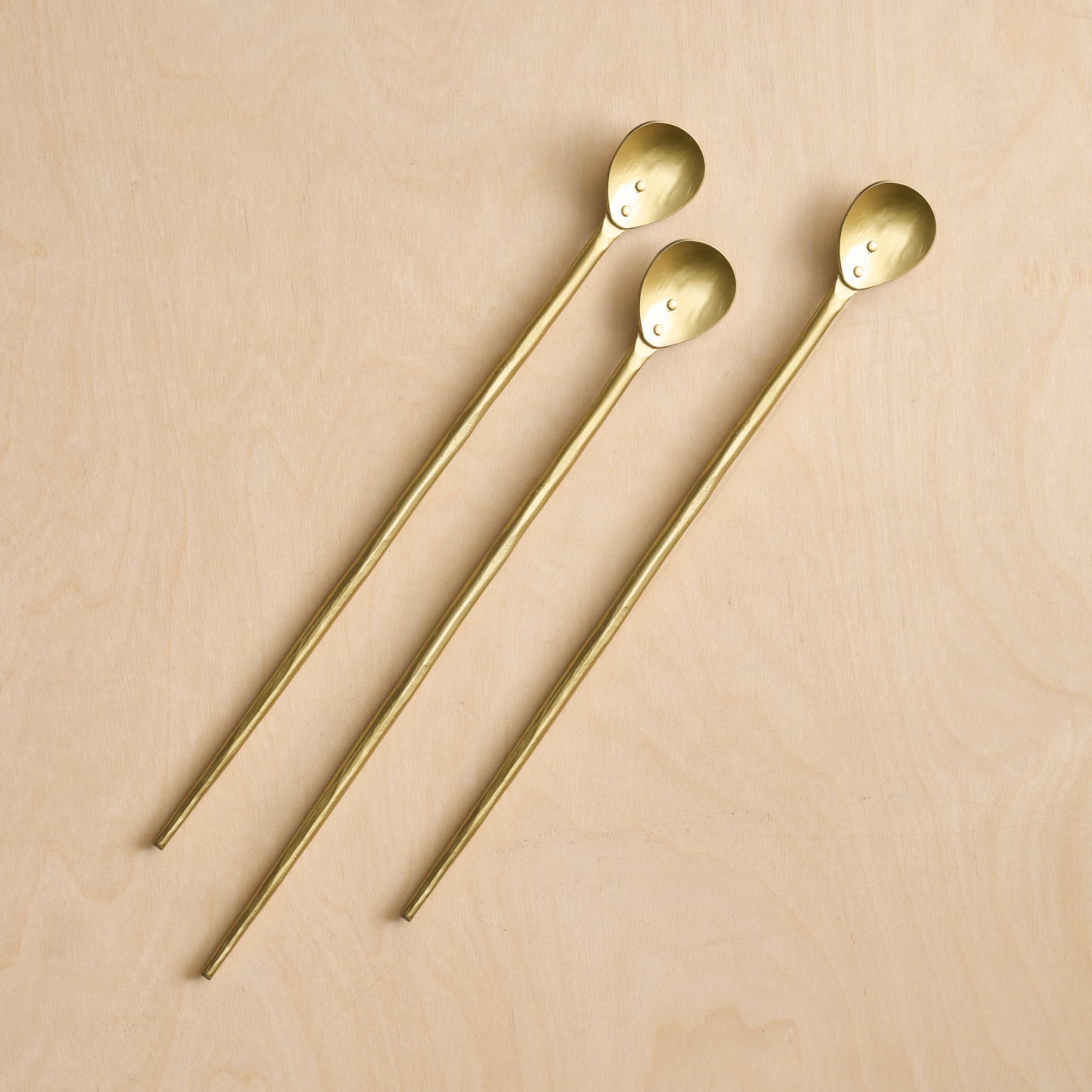 Forge Brass Tasting Spoons | Set of 3
