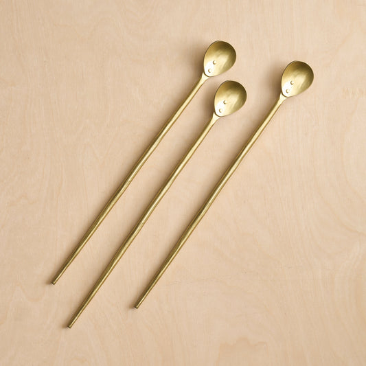 Forge Brass Tasting Spoons | Set of 3