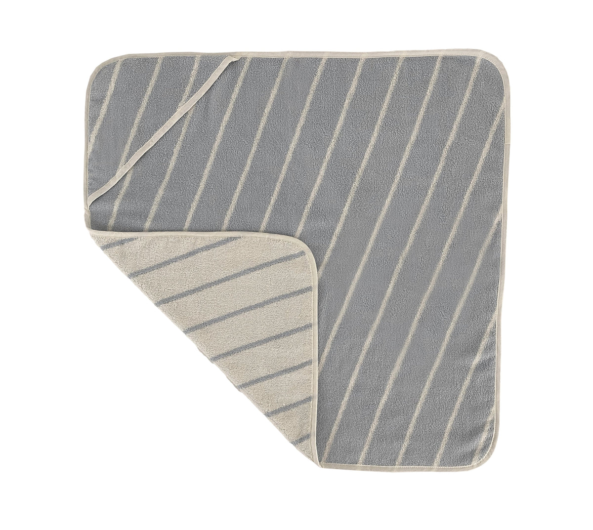 Raita Hooded Towel | Cloud + Ice Blue