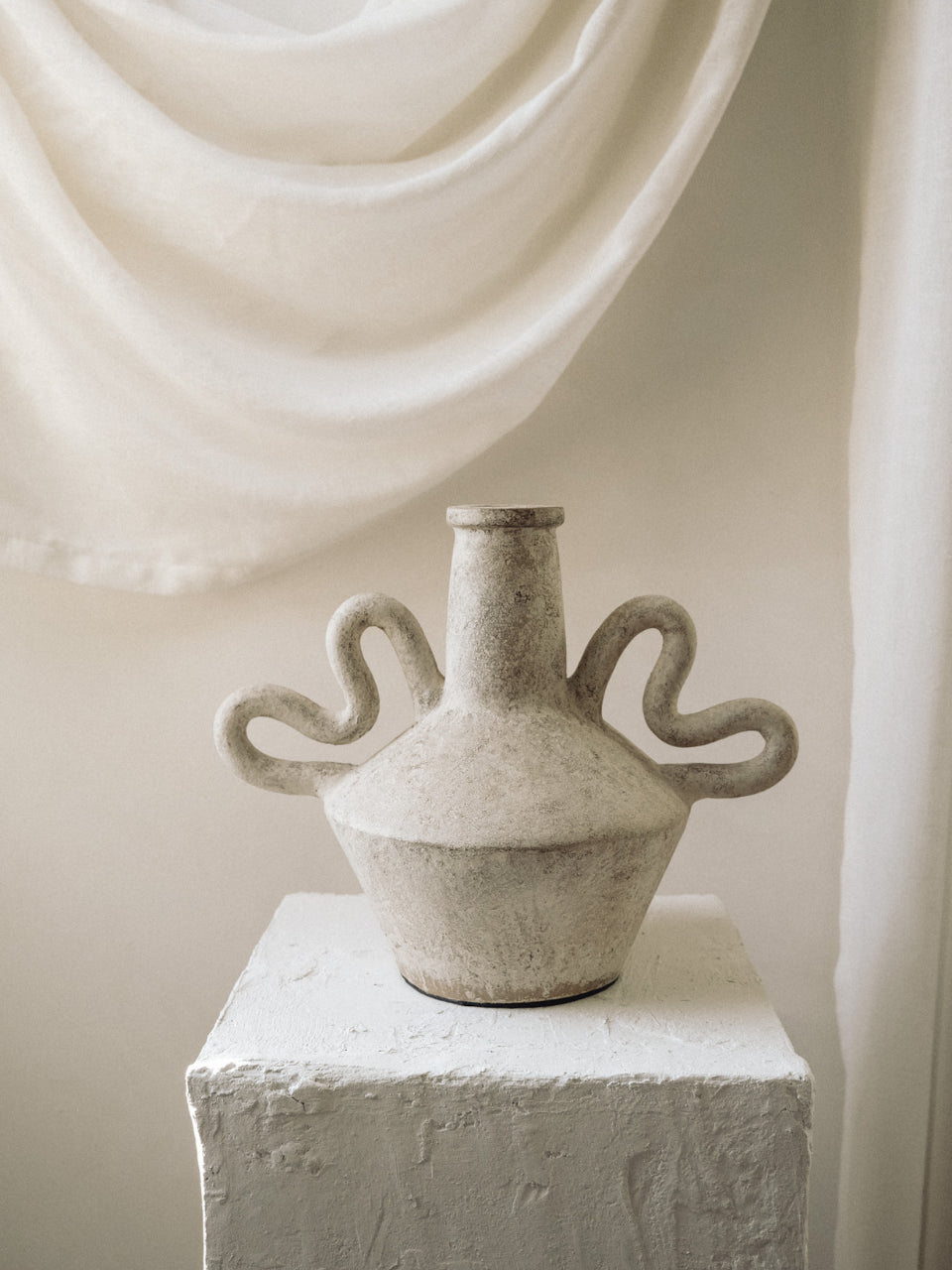Wang Terracotta Vessel in Cream
