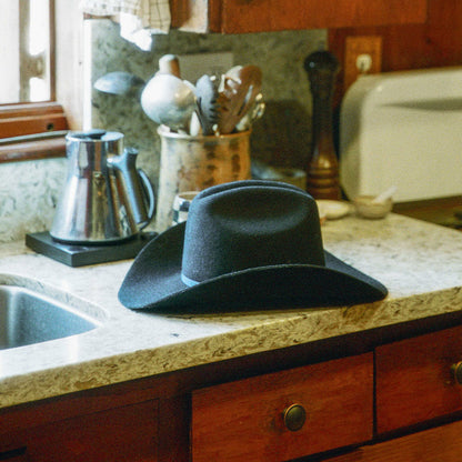 Karina Wool Cowboy Hat | Black