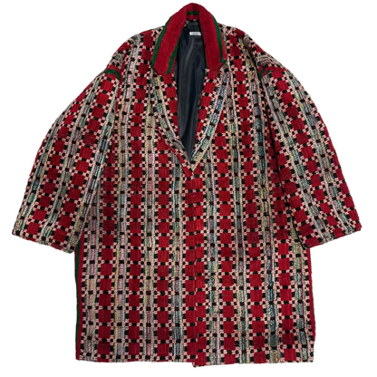 Truck Seat Fabric Collared Coat