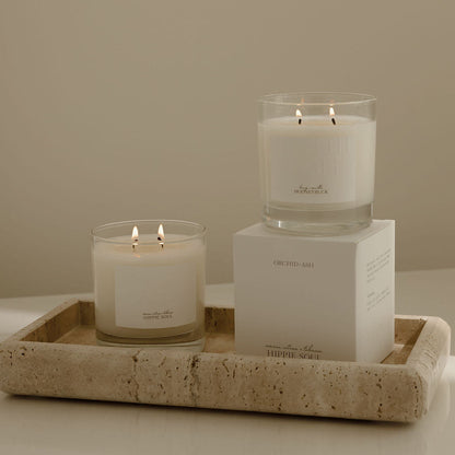 Hippie Soul Natural Candle | Warm Citrus + Tobacco