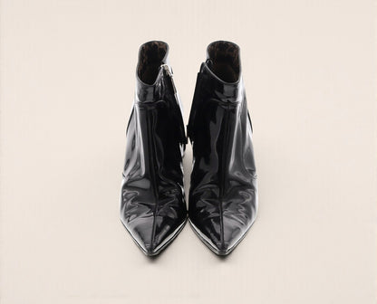 Dolce & Gabbana Patent Leather Ankle Boots (Size 39 EU/US 9) image 1