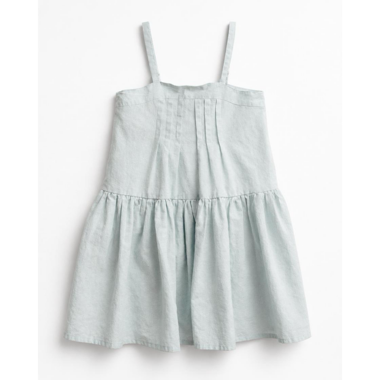 Hikari Pintuck Dress | Powder Blue