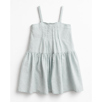 Hikari Pintuck Dress | Powder Blue