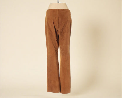 Ralph Lauren Sport Tan Leather Pants (Size 4) image 1