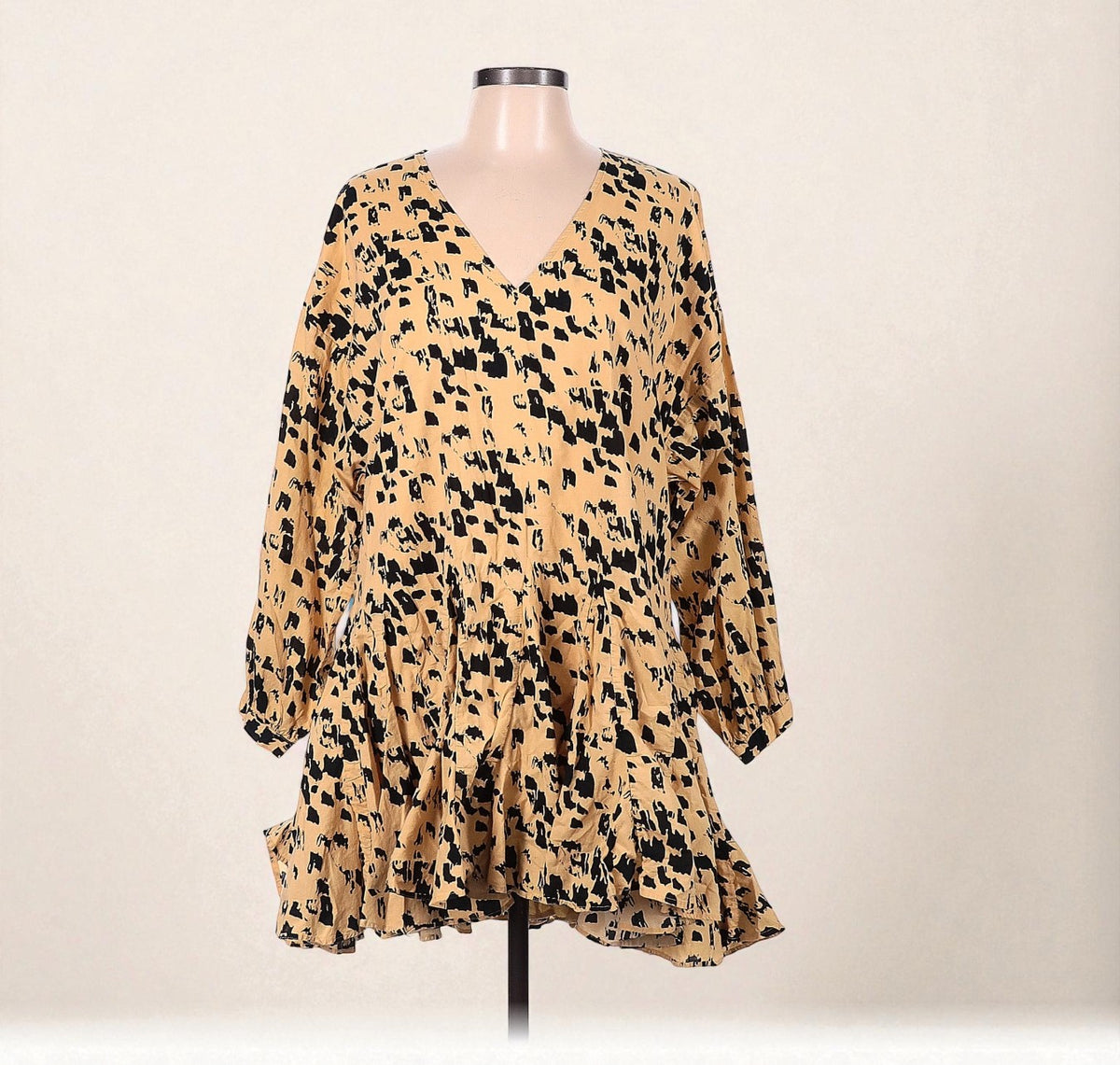 Anine Bing Painterly Leo Peyton Shift Dress (Size Medium) image 0