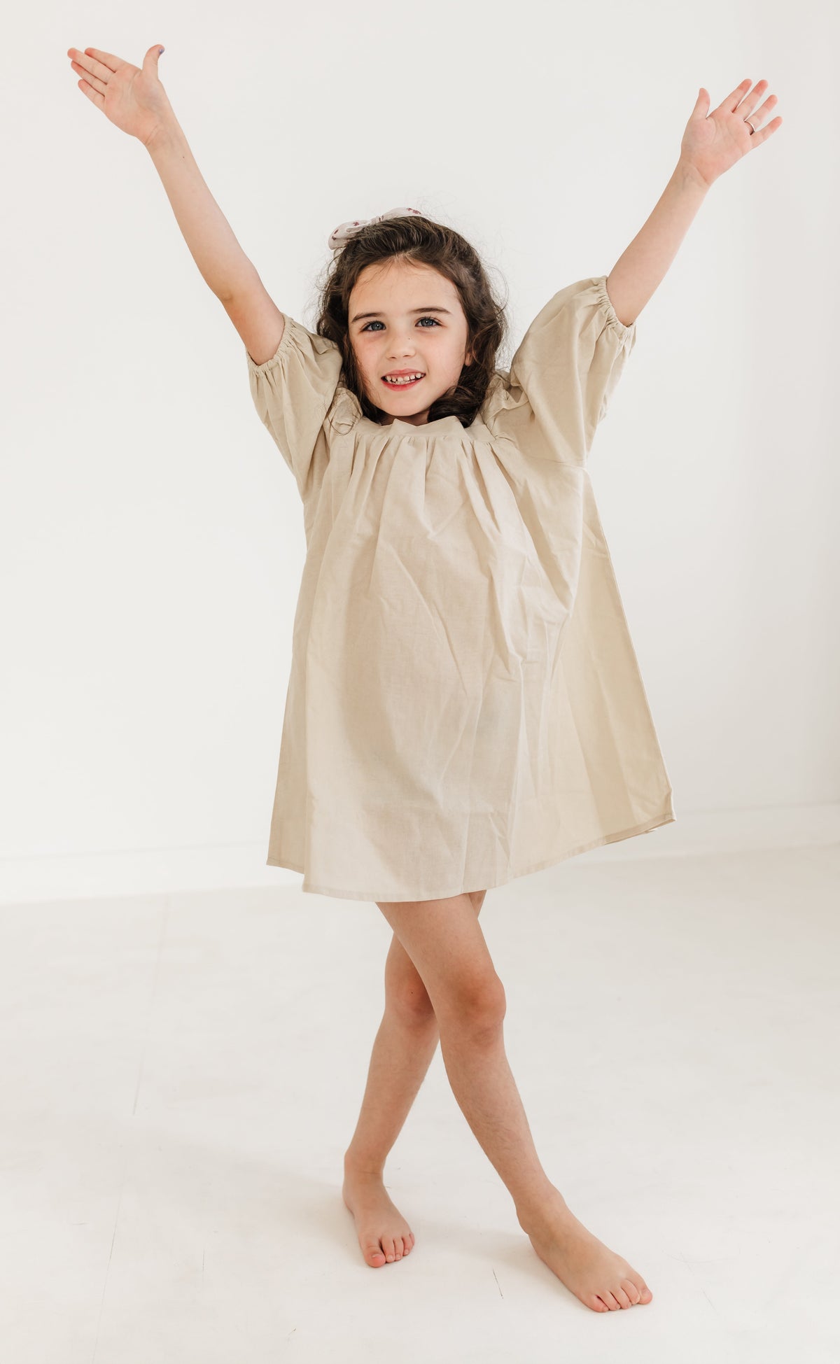 The Day Dress-Eggnog