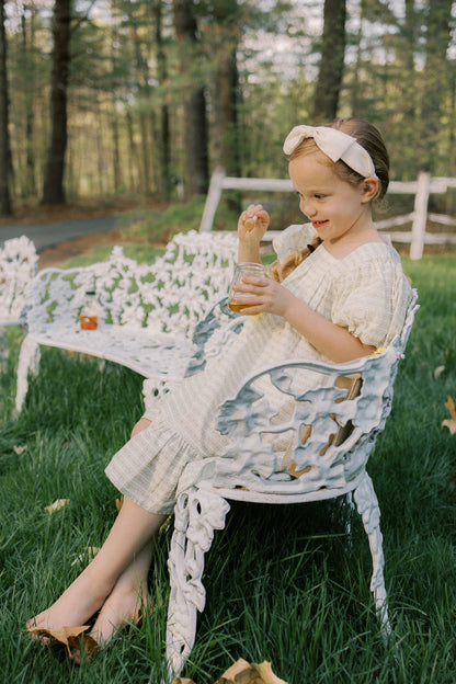 Weekend Dress | Blush Vine Stripe