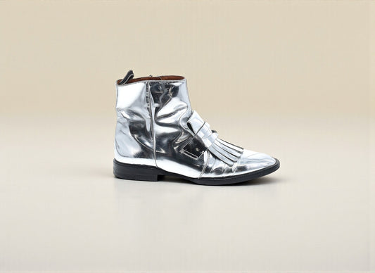 Clergerie Metallic Ankle Boots  (Size 39 EU/9) image 1