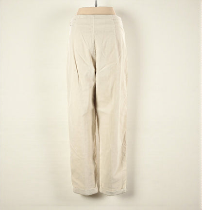 CLOSED High Waisted Ivory Cords w Tab Detail (Size 28) image 1