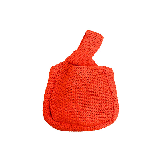 Mackenzie Knit Clutch | Orange