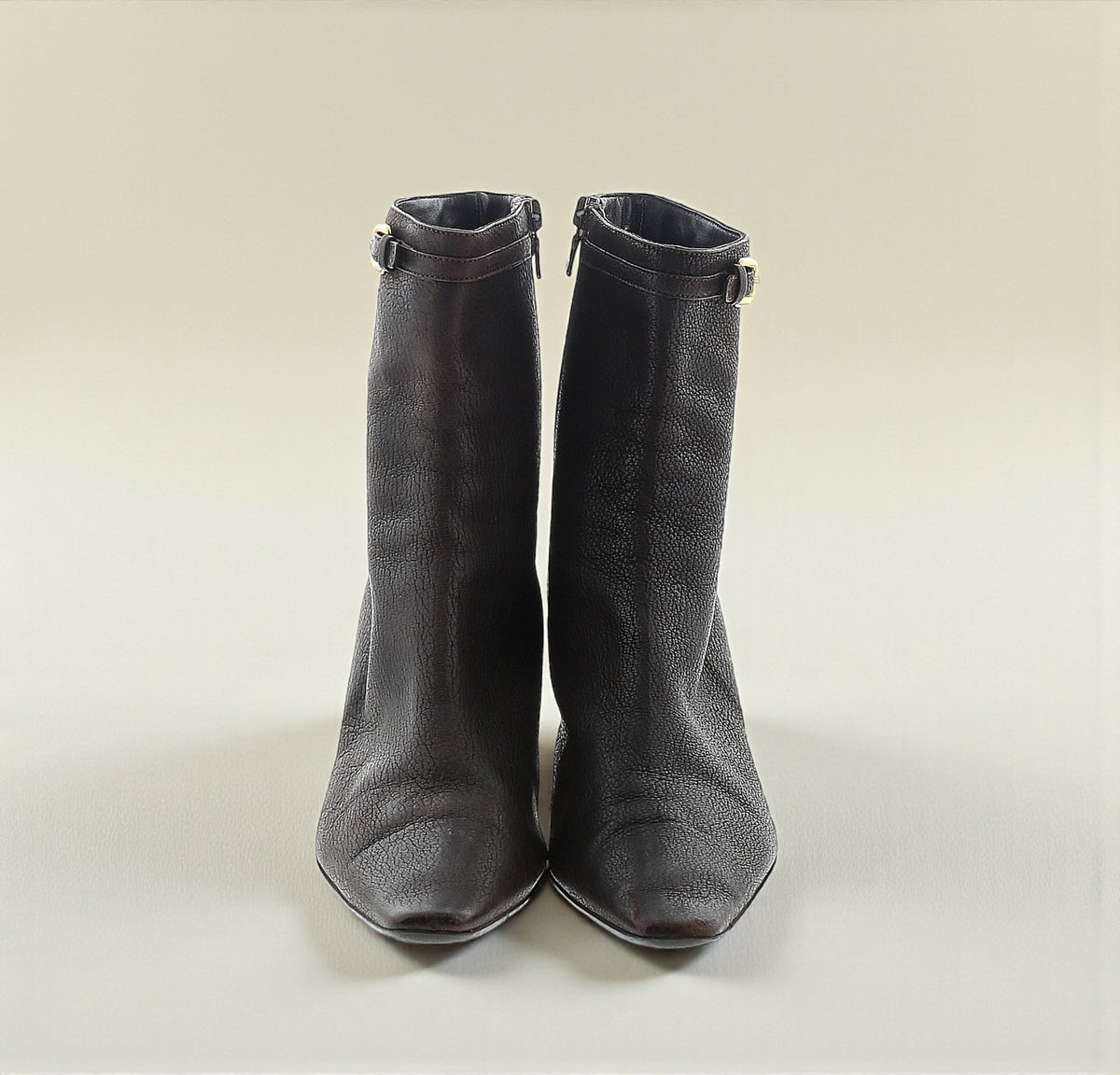 Prada Brown Leather Ankle Boot (Size 9) image 2