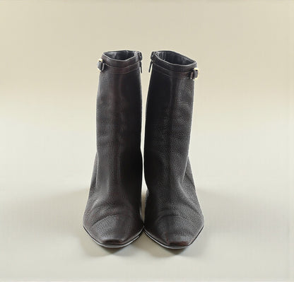 Prada Brown Leather Ankle Boot (Size 9) image 2