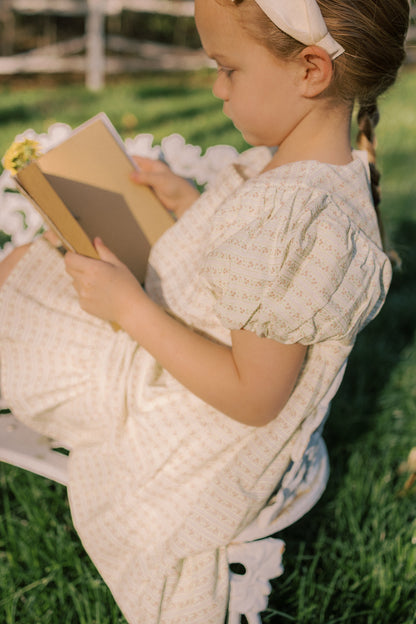Weekend Dress | Blush Vine Stripe