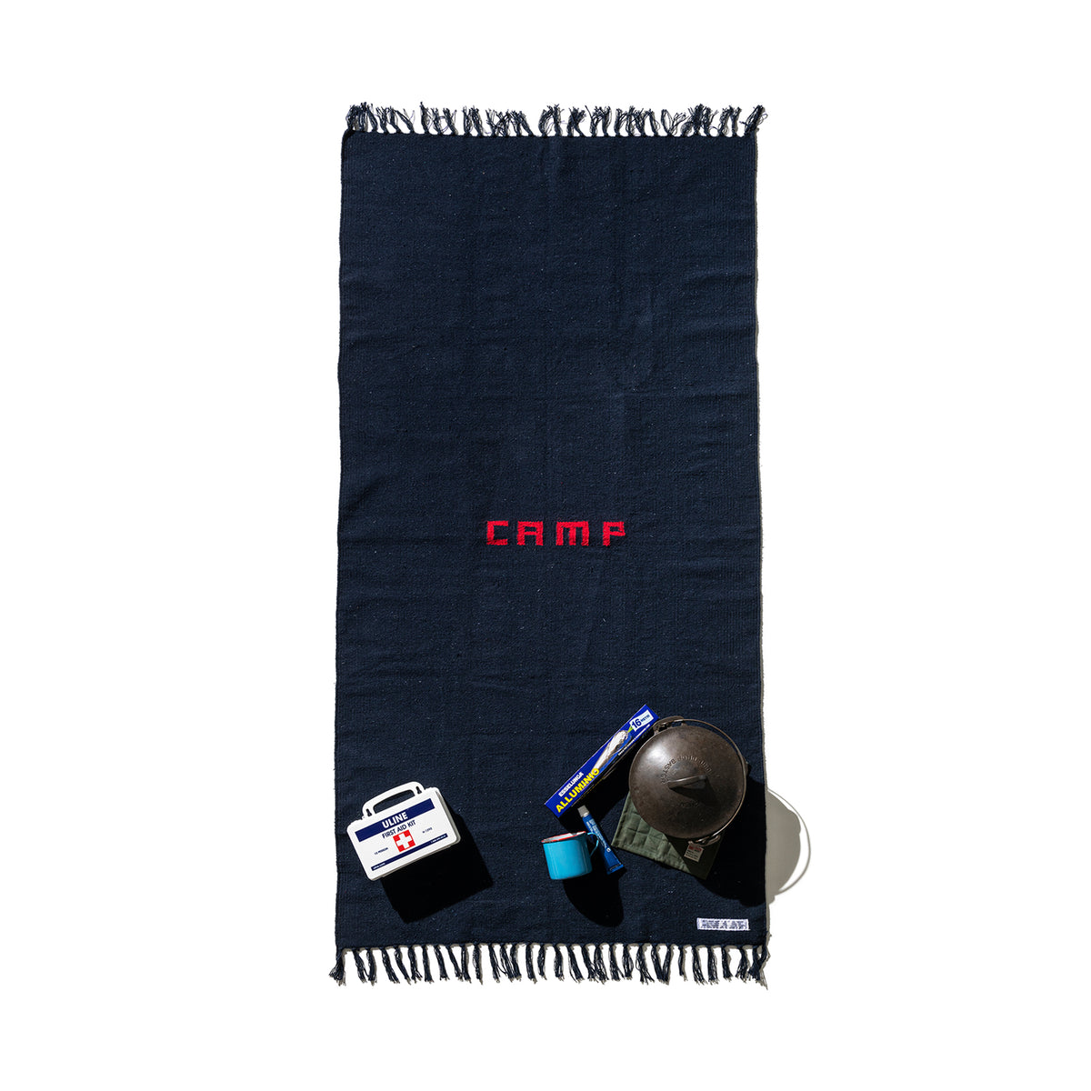 Handloomed Recycled Yarn Camp Rug
