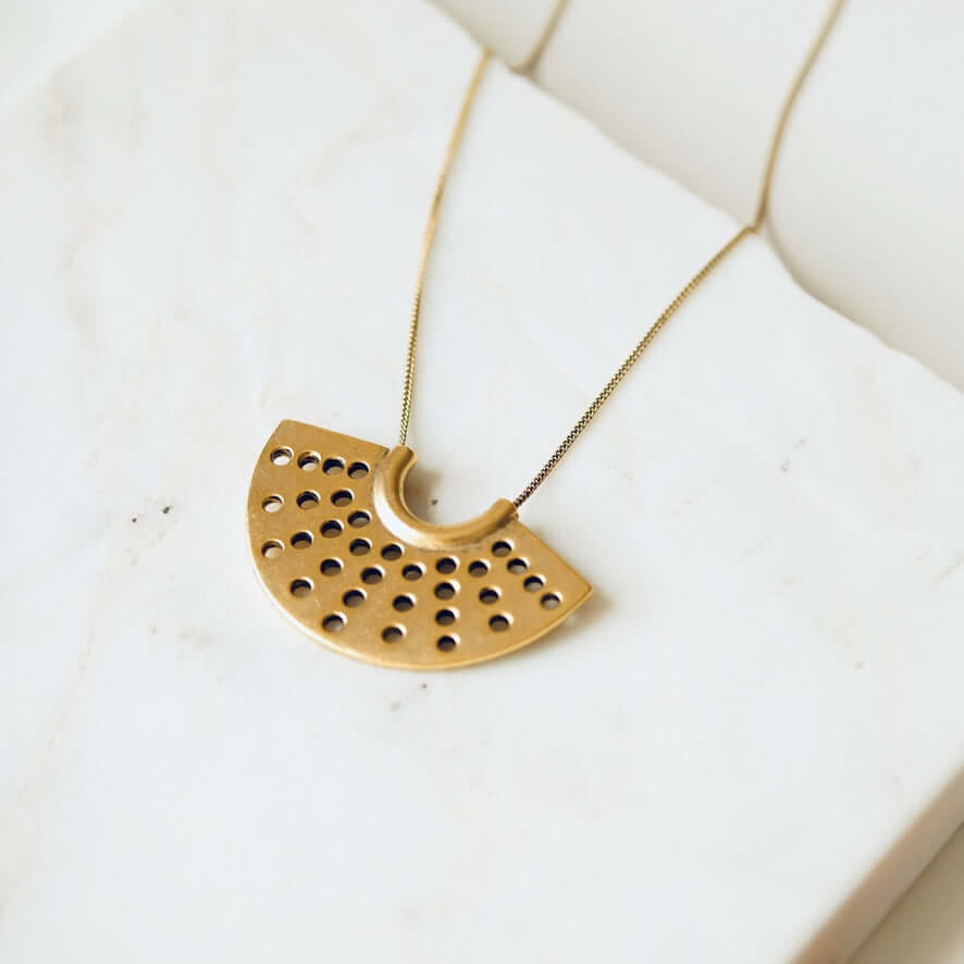 RBG Collar Necklace | 24K Gold Plate