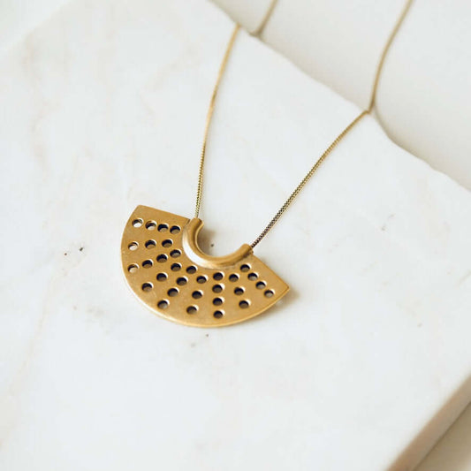 RBG Collar Necklace | 24K Gold Plate