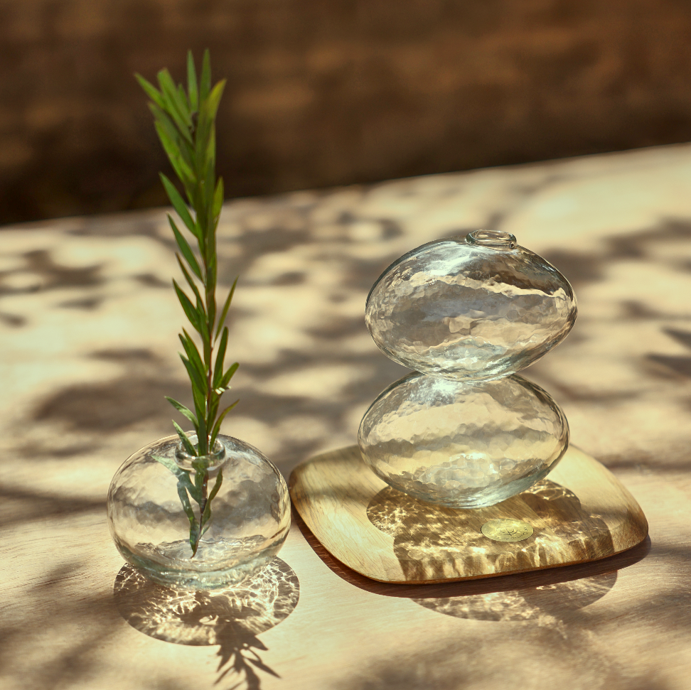 Pebbled Natura Vases | Set of 3