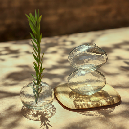 Pebbled Natura Vases | Set of 3