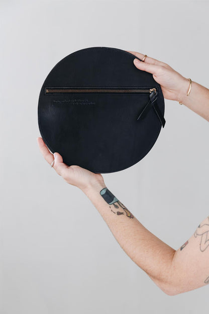The Pleated Clutch | Black